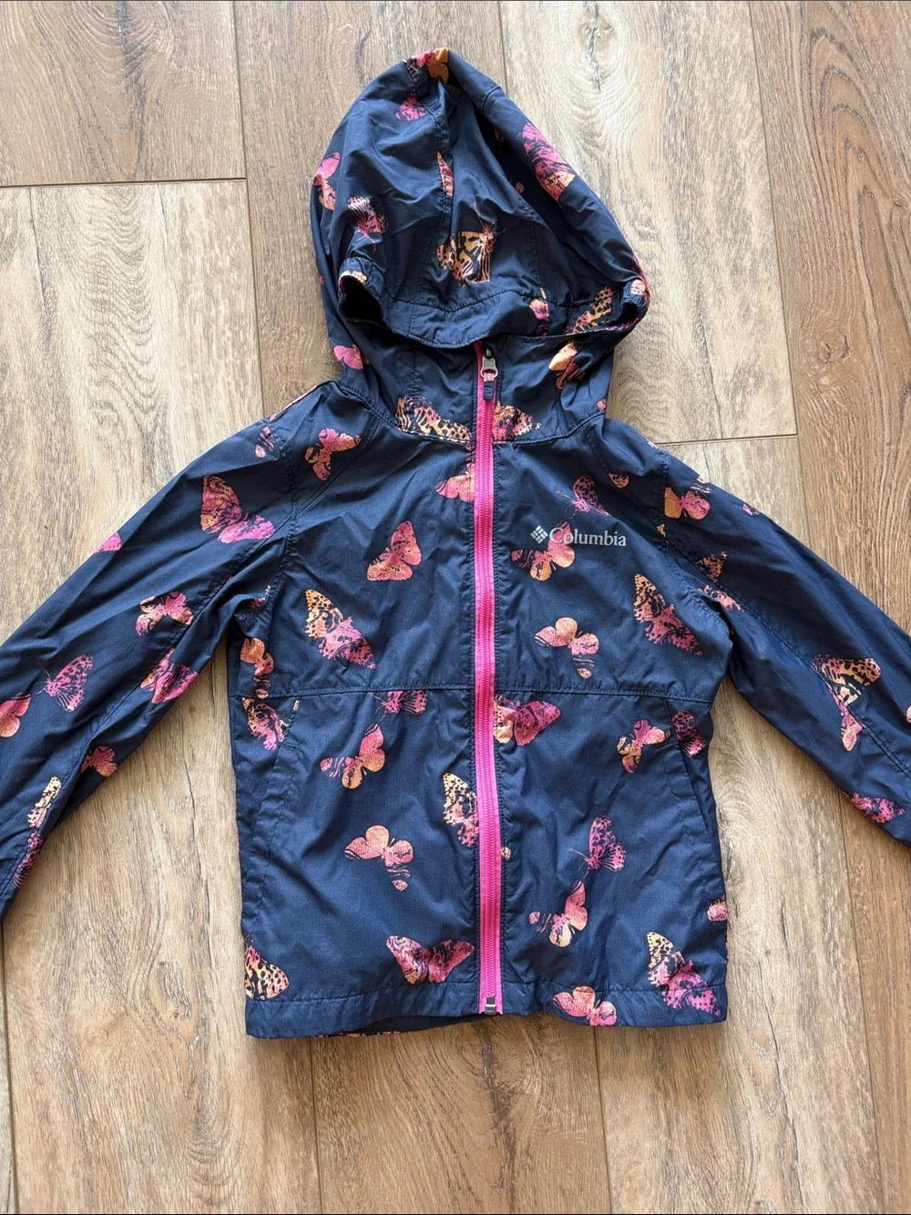 Columbia hooded rain